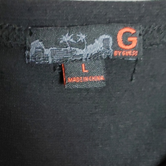 Guess Crystal Embellished Leather Like Tank - Picture 3 of 4